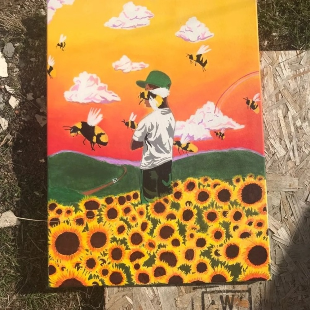 flower boy canvas